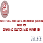 TANCET 2024 Mechanical Engineering Question Paper with Answer Key PDF ZPYP